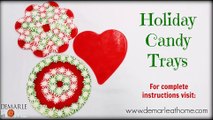 DIY Holiday Candy Trays