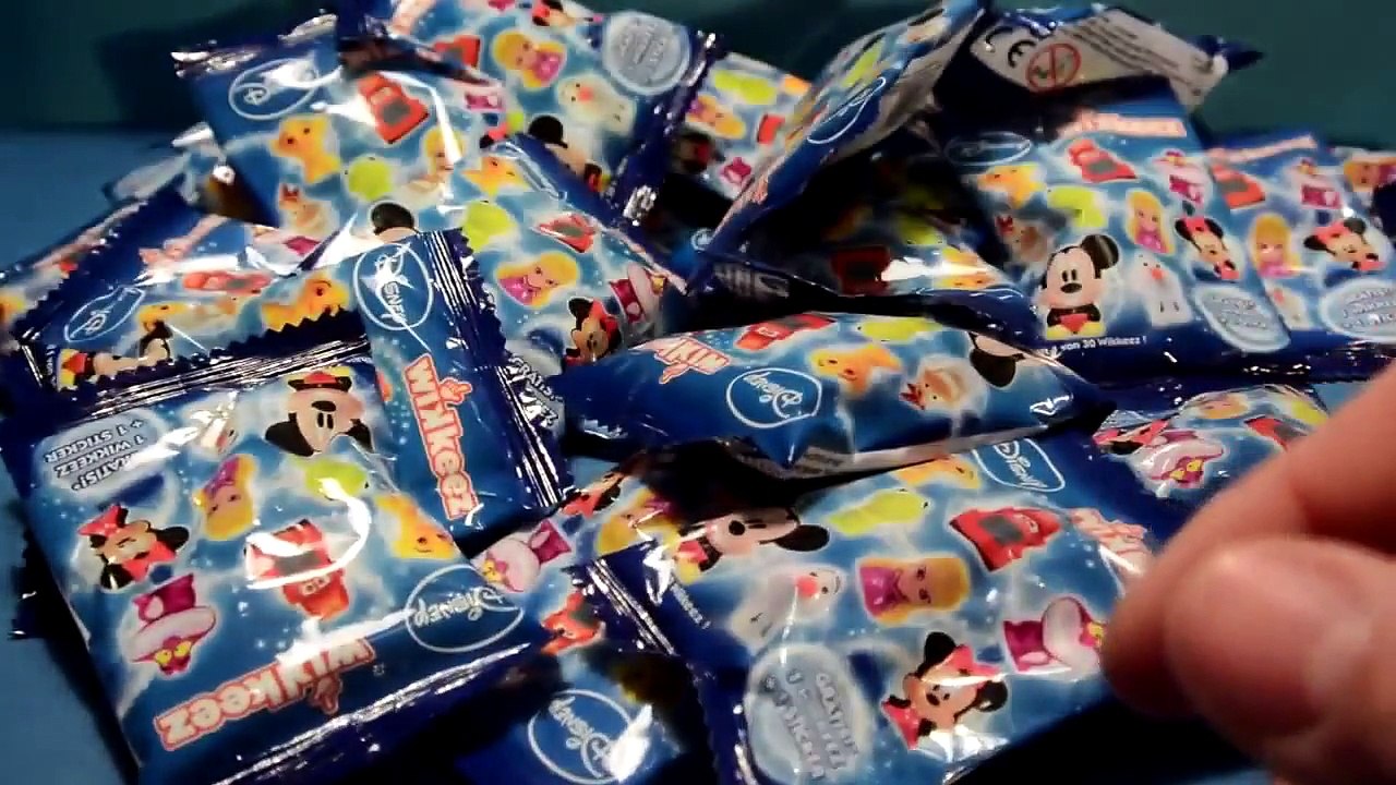 20 Disney Wikkeez SURPRISE Blind Bags Gold Mickey Mouse Rockstar Pixar BOX by Disneycollec