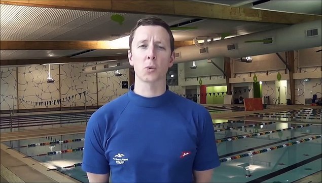 Northern Arena backstroke swimming technique tip with Dean Kent 3-time Olympian