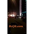 حريق بعد انفجار محول في السعوديه
