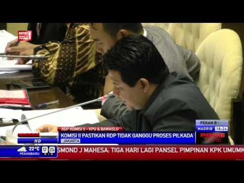 Komisi II Pastikan RDP Tak Ganggu Proses Pilkada