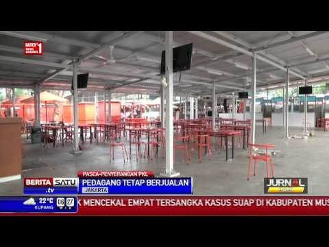 Tidak Takut, Pedagang Lenggang Jakarta Jualan Lagi