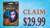 World of Warcraft 60 day Subscription gift card codes free with Proof