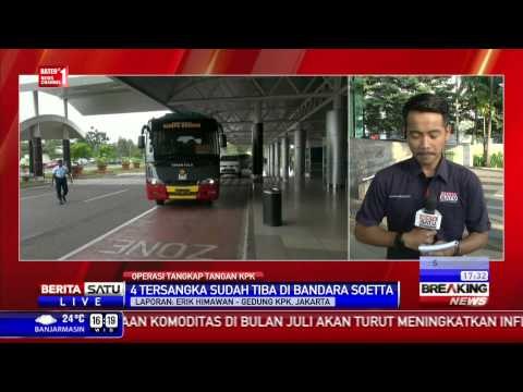 Empat Tersangka Operasi Tangkap Tangan KPK Tiba di Jakarta