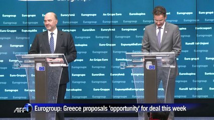 Greece proposals are 'opportunity' for deal this week: Eurogroup