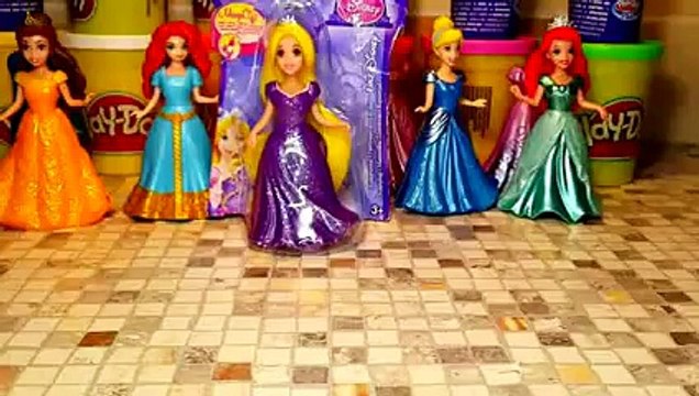 Play Doh Dresses for Princesses - Ariel - Cinderella - Rapunzel