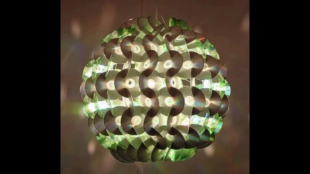 Usar cds para crear lamparas