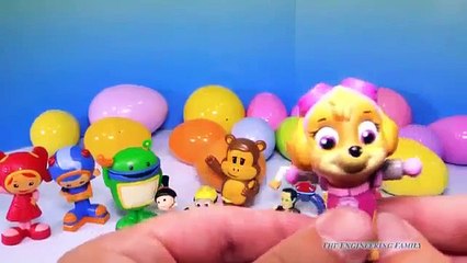 PAW PATROL, Team Umizoomi, Julius Jr Surprise Eggs with Peppa Pig & Wallykazam Surprise Eggs