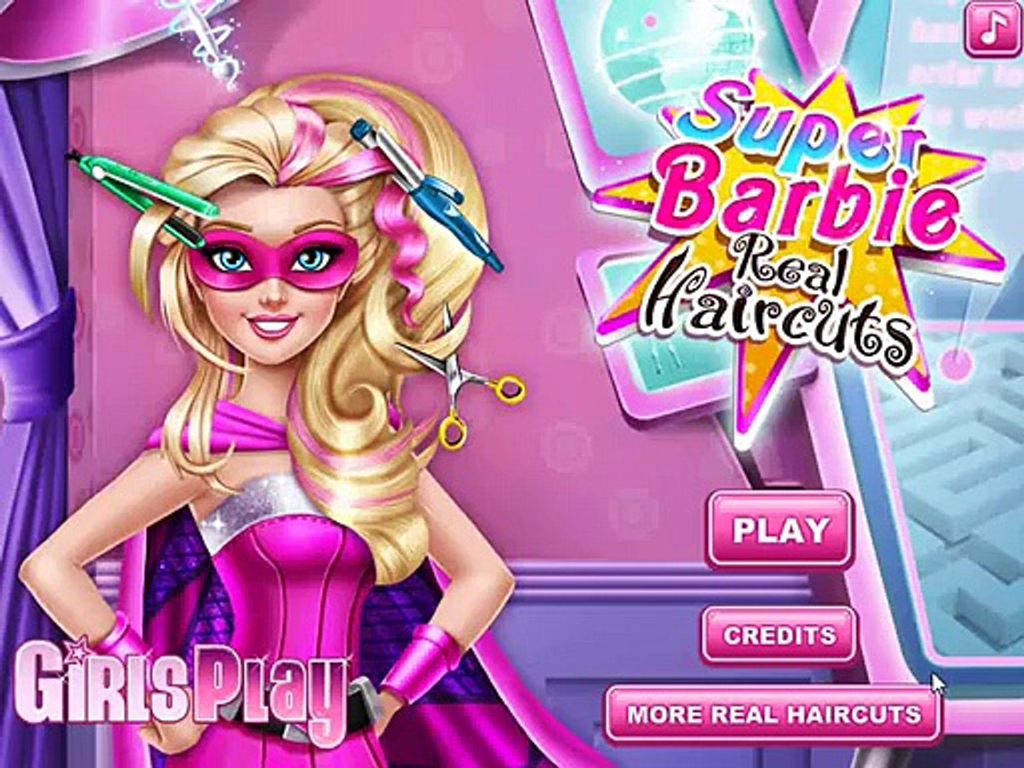 Đ Super Barbie Real Haircuts and hair color game for girls - video  Dailymotion