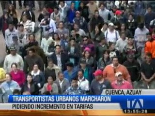 Download Video: Transportistas urbanos piden incremento de tarifas