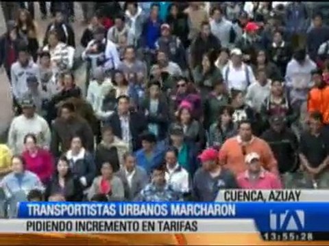 Transportistas urbanos piden incremento de tarifas