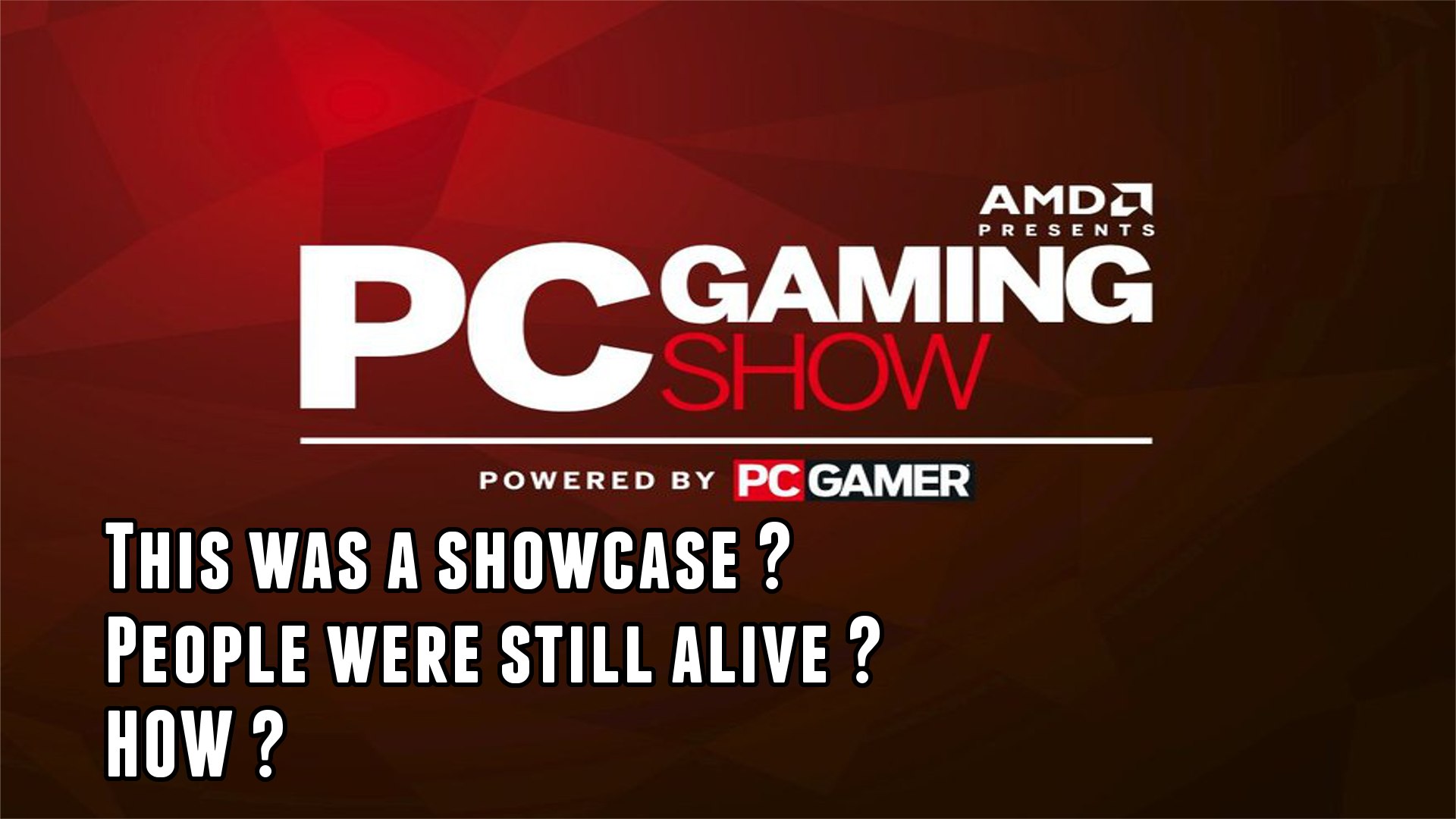 pc gaming showcase