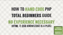 Code Dynamic Websites with PHP [#1]