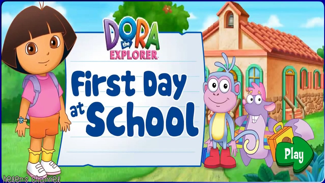 DORA THE EXPLORER - Dora's First Day at School | New English Full Game (2014)