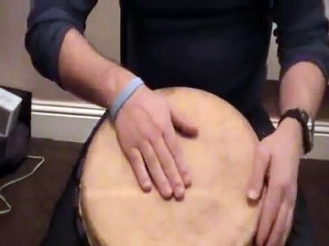 Easy djembe - lesson 1 basic hand positions. Quick Lesson.