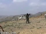 Rocket Launcher Kicks Iraqi Soldier - Iraqi War Video Tape