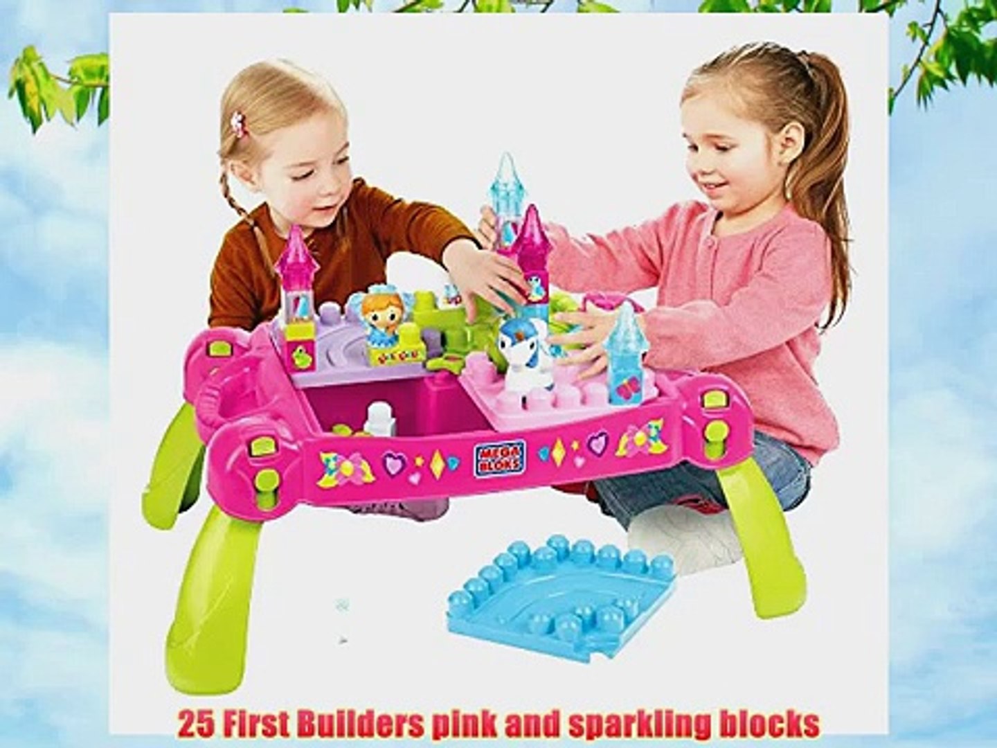 mega bloks princess castle table