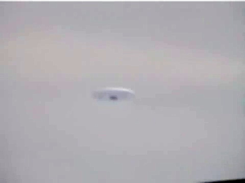 UFO  "blue white disc" UFO