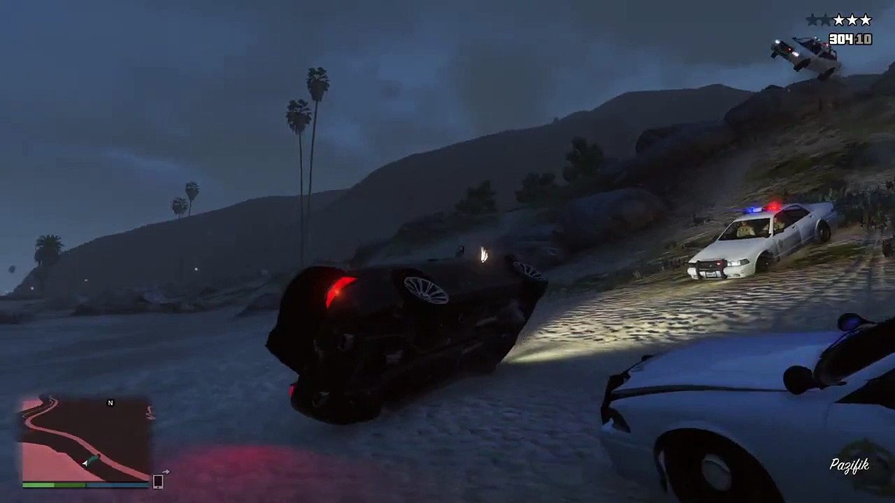 Gta 5 Gameplay Online Police Chase Furious WIth Big Bang Ending lol  Game video Reviews
