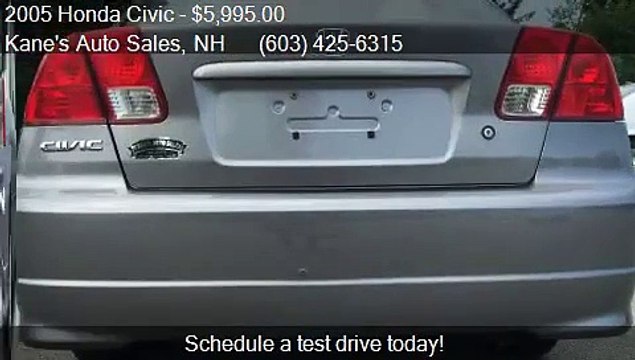 2005 Honda Civic Value Package 4dr Sedan for sale in Derry,
