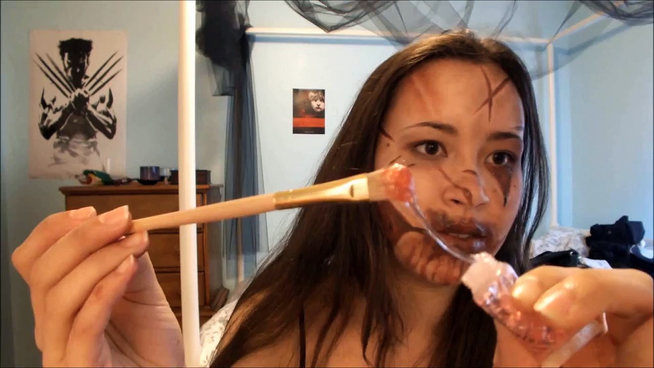 Firefly/Serenity: Reaver River Makeup Tutorial (Wounds without SFX materials)