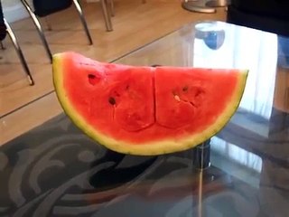 Islamic Miracle - Water Melon With Allah Written Inside