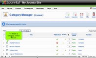 How to use the Category Manager in Joomla - Joomla Tutorials