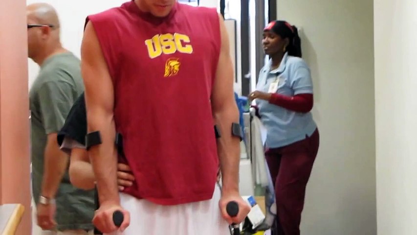 Paraplegic Walking in KFO Braces:  Garett Williamson