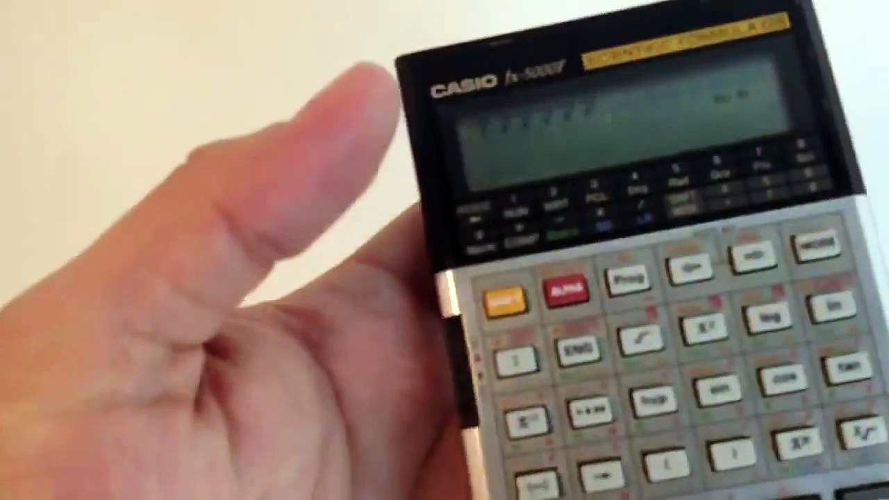 Casio fx-5000f Scientific Formula 128 Calculator
