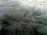 تصوير الغيوم فوق مدينة جدة من الطائرة