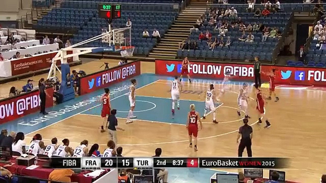 France v Turkey - Game Highlights - Group E - EuroBasket Women 2015 _npmake.com