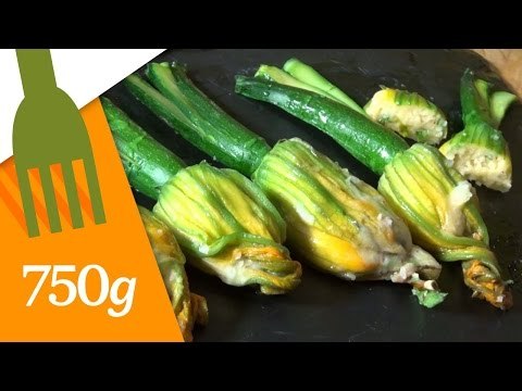 Recette de Fleurs de courgettes farcies - 750 Grammes