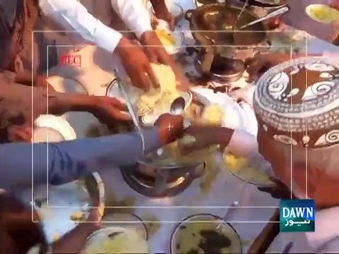 Uncontrolled PPP Jiyalas attacked on Benazir Bhutto Birthday cake