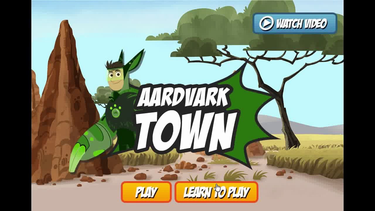 Wild Kratts Aardvark Town Cartoon Animation PBS Kids Game Play