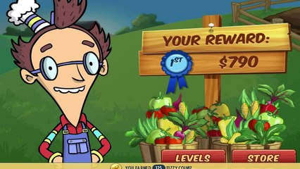 Fizzys Lunch Lab Hectic Harvest Level 6 cartoon games