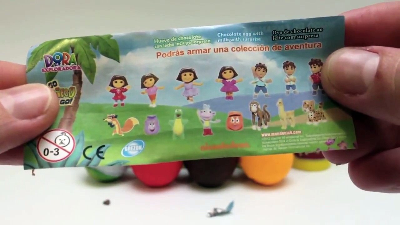 Play Doh Surprise Eggs Dora The Explorer