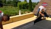 Waterproofing a Flat Roof with Firestone EPDM Rubber Roof Membrane