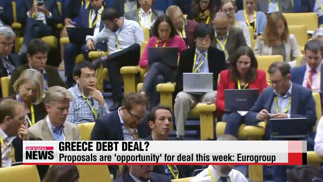 Euro finance chiefs optimistic about Greek debt deal