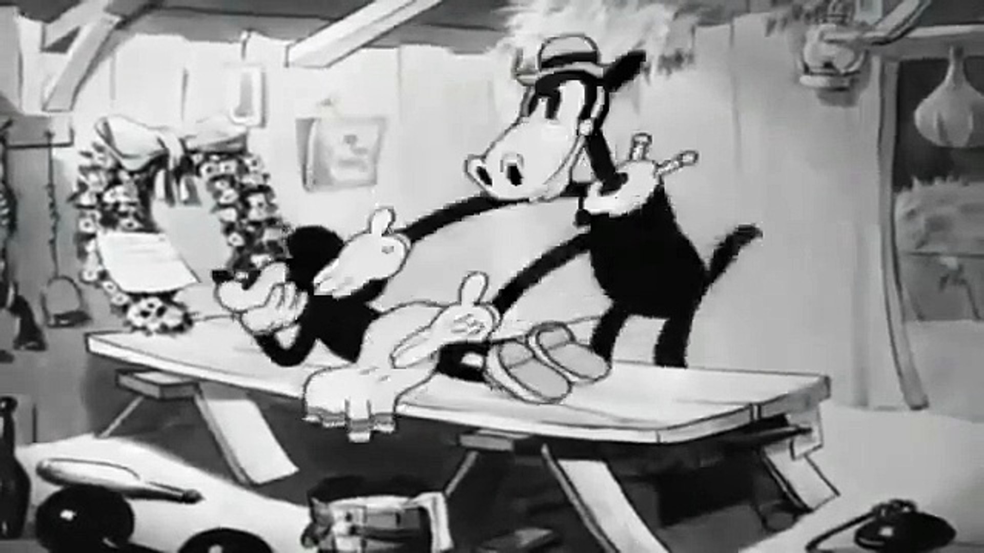 Mickey Mouse Cartoon 1931 Mickey Classic Barnyard Olympics