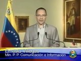 Ernesto Villegas Presidente Hugo Chávez está asimilando el tratamiento médico en Cuba