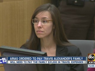 Arias ordered to pay Travis Alexander's family