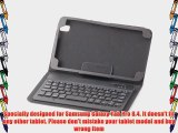 [SCMIN]Premium Folio Case Bluetooth Keyboard Case Keyboard Cover For Samsung Galaxy Note Pro