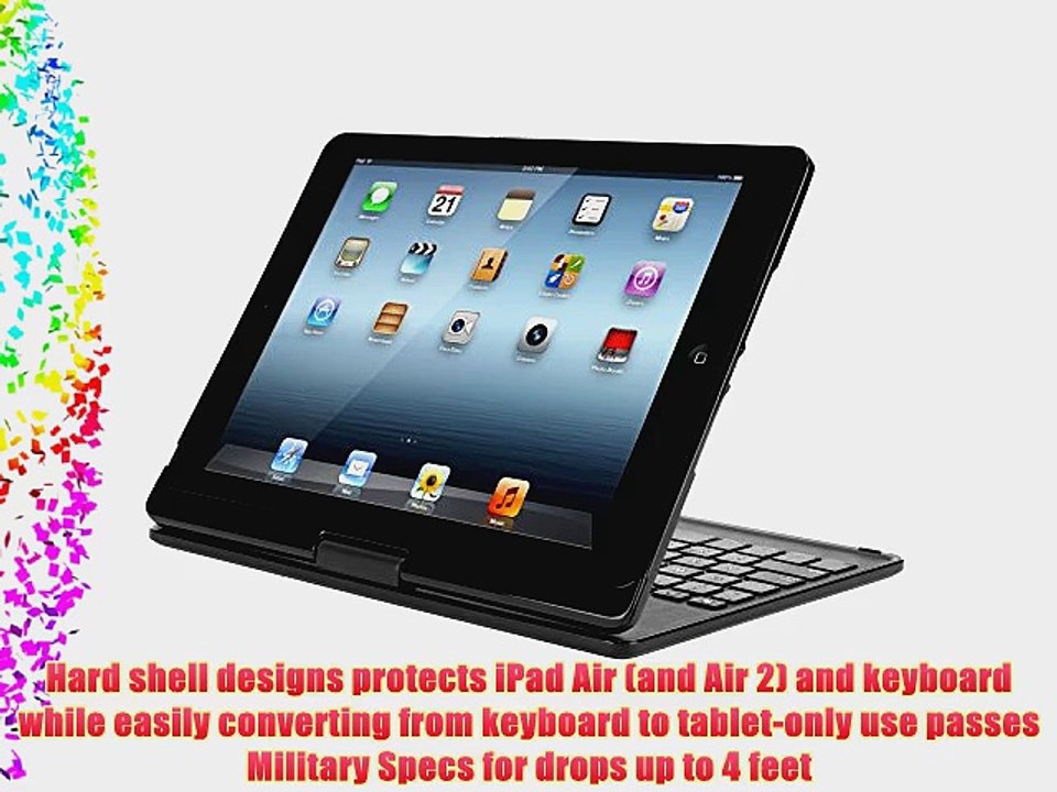 Targus Versa Type Pivoting Hard Shell Keyboard Case for iPad Air and iPad Air 2 (THZ500US)