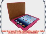Apple iPad 2 / 3 / 4 Gen. Piel Frama Pink Crocodile Magnetic Leather Cover