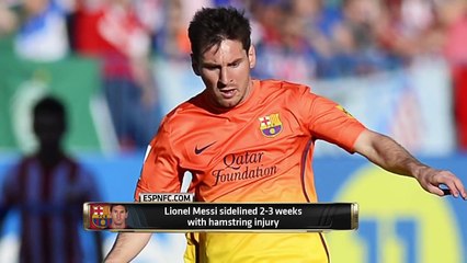 ESPN FC Injury Update: Lionel Messi Sidelined with Hamstring Injury ⚽