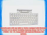 Cooper Cases(TM) K2000 Samsung Galaxy Tab Pro 12.2 (T9000) / 3G / LTE Bluetooth Keyboard Dock