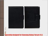 EnGive Black PU Leather Case with Bluetooth Keyboard for New Samsung Galaxy Tab PRO 12.2 SM-T900