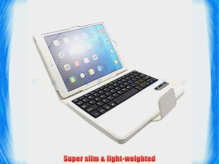 FOME QWERTY Bluetooth Keyboard Case PU Leather Detachable Wireless keyboard For iPad 5/iPad