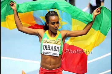 DireTube Sport -  Genzebe Dibaba Just Misses World Record at Carlsbad 5000