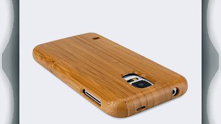 BoxWave True Bamboo Samsung Galaxy S5 Case - Natural Bamboo Wooden Hard Case for Samsung Galaxy